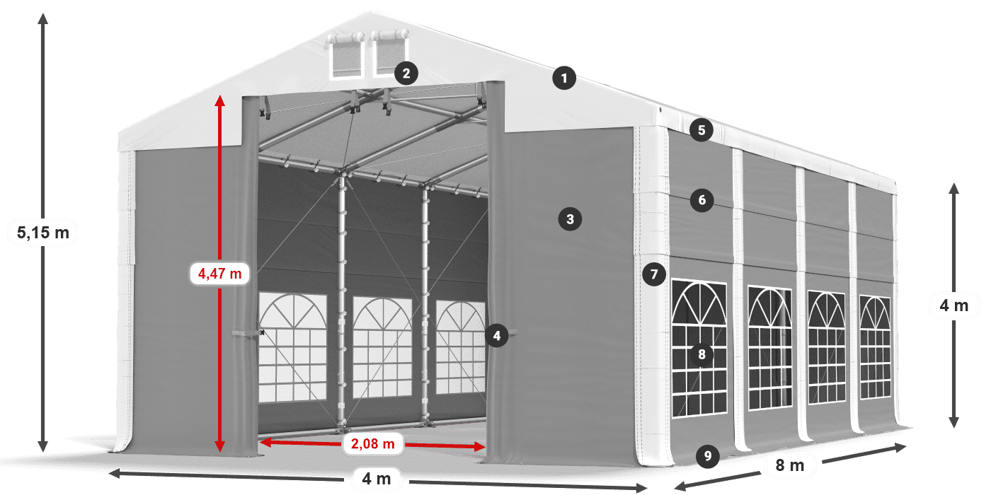 ISD 560 PVC legenda 4m