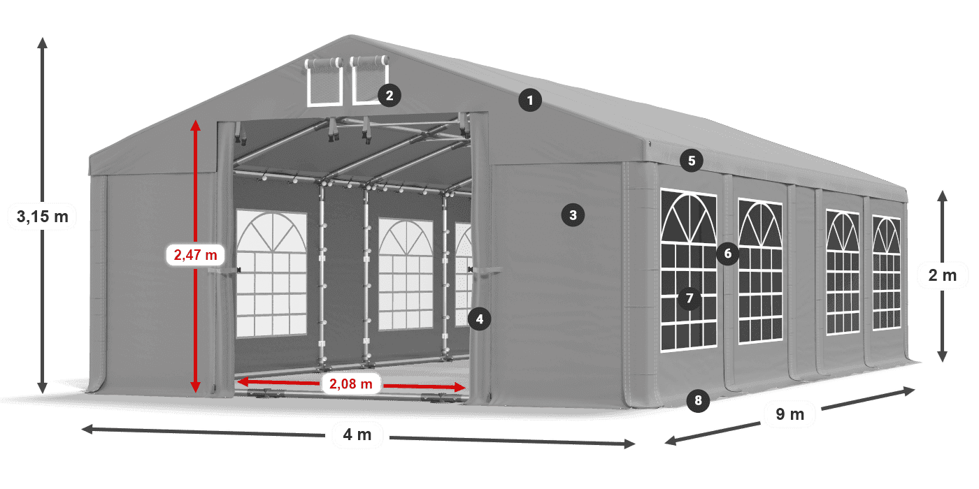 IMS 580 PVC legenda 2m