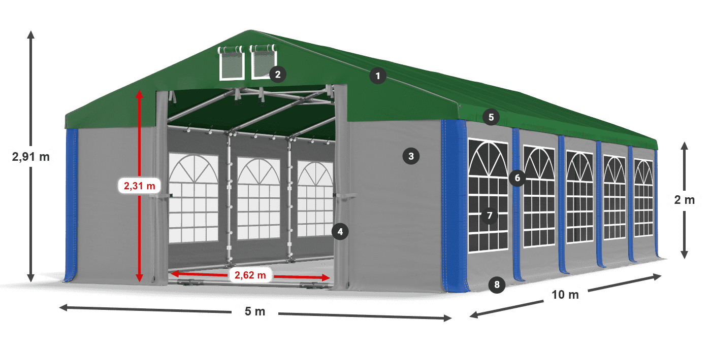 ISD 560 PVC legenda 2m