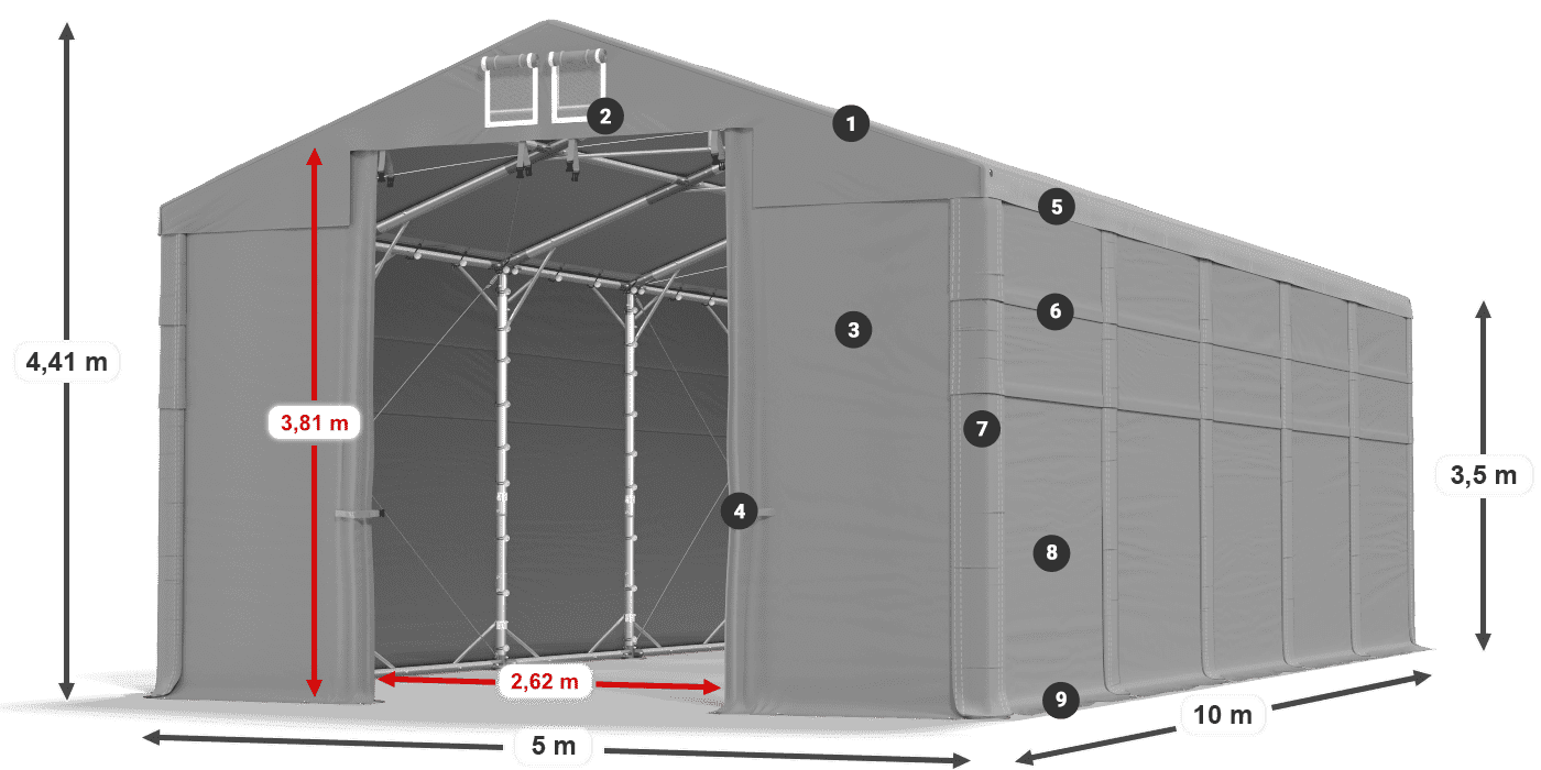MFR 620 PVC legenda 3.5m
