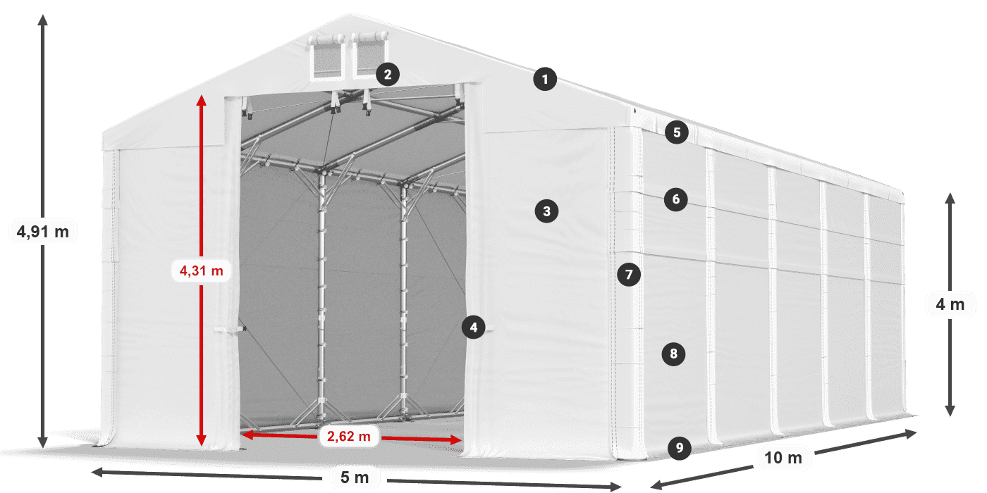MFR 620 PVC legenda 4m