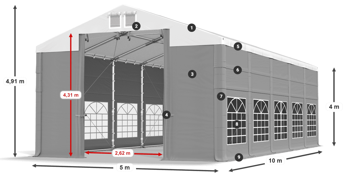ISD 560 PVC legenda 4m