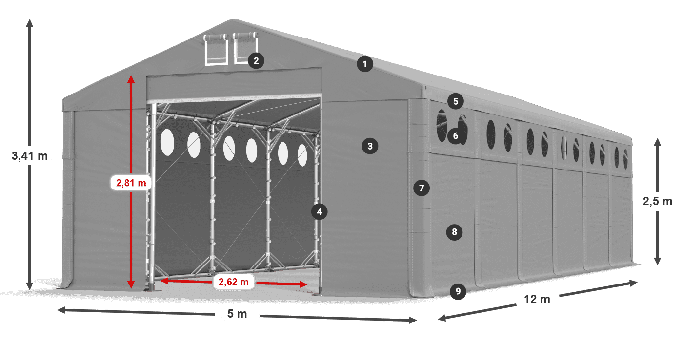 MSDO 560 PVC legenda 2.5m