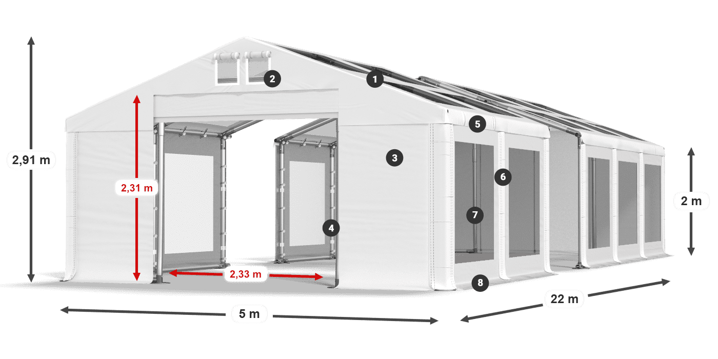 IMST 580 PVC legenda 2m