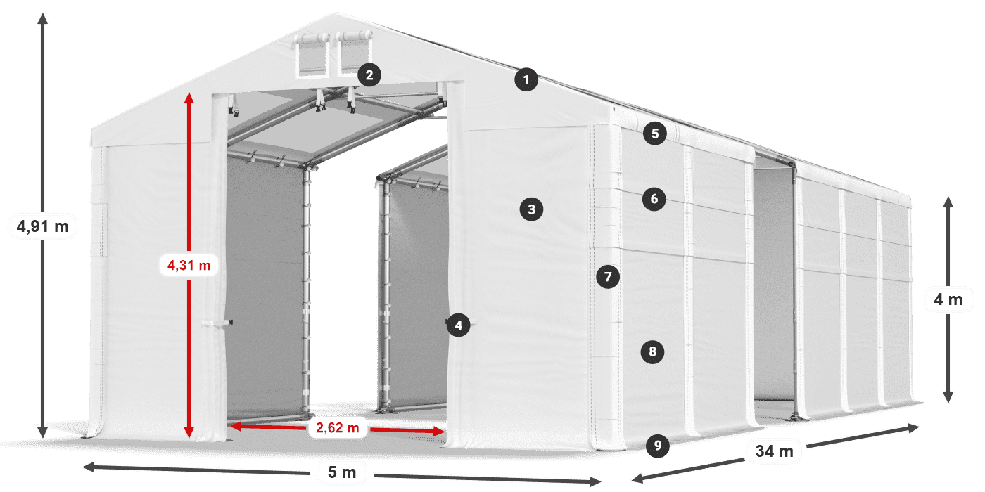MMST 580 PVC legenda 4m