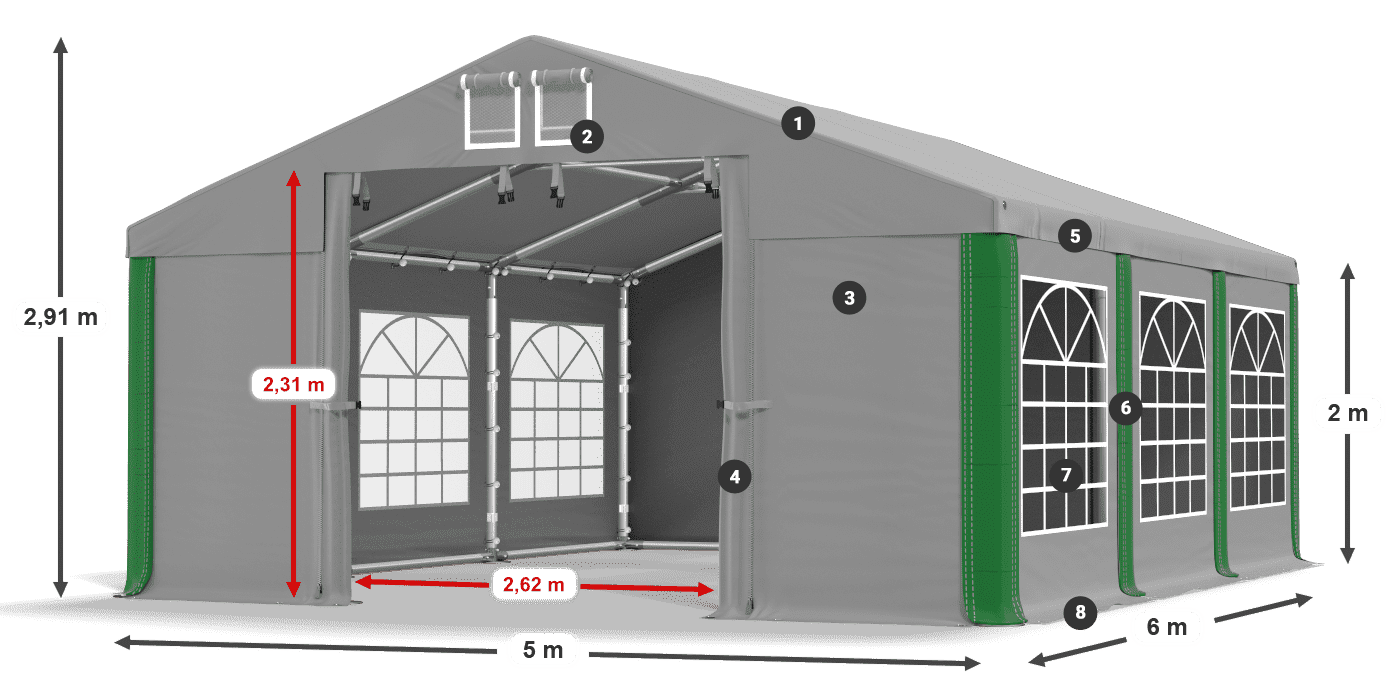 ISD 560 PVC legenda 2m