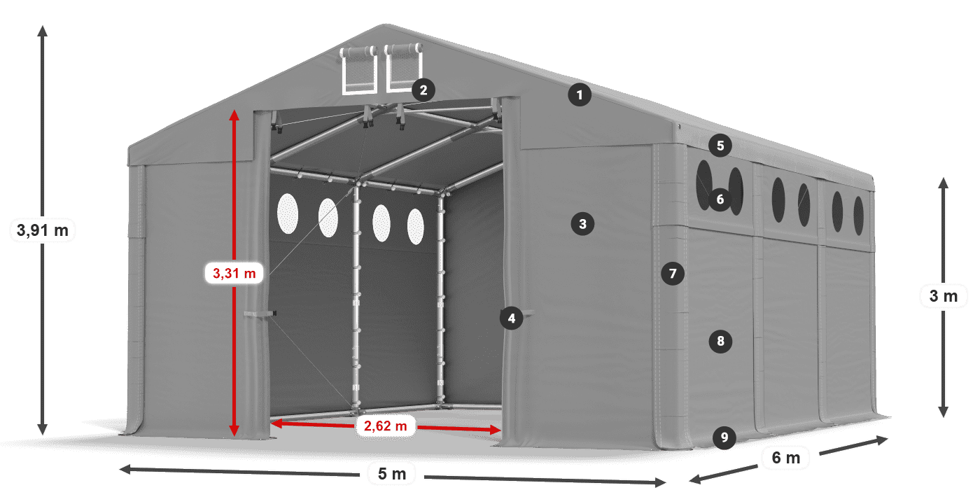 MMSO 580 PVC legenda 3m