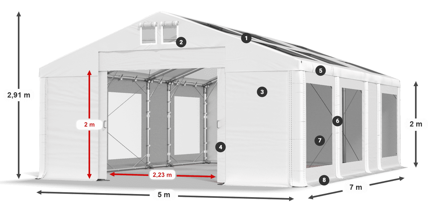 IMST 580 PVC legenda 2m