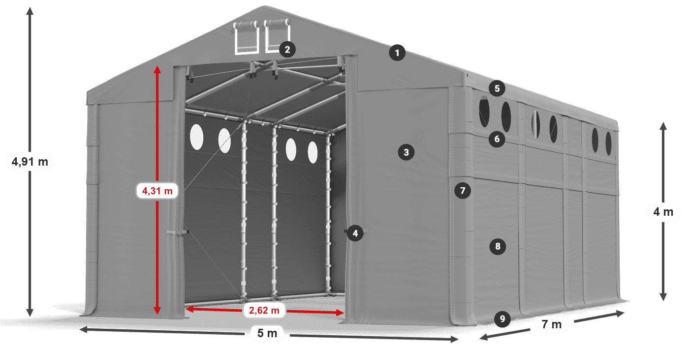 MFRO 620 PVC legenda 4m