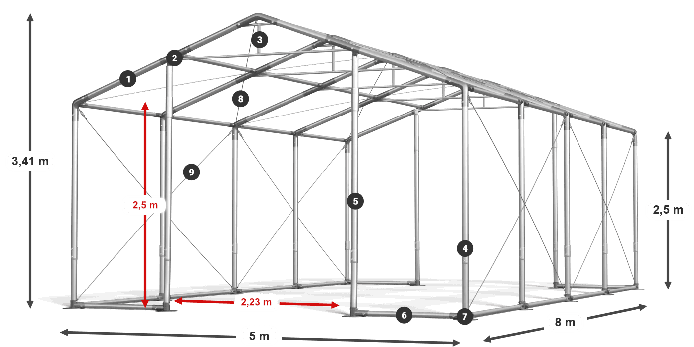 WINTER PLUS legenda 2.5m-4m