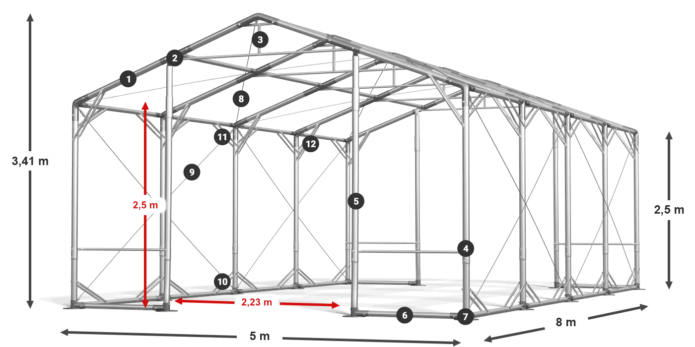POLAR PLUS legenda 2.5m-4m