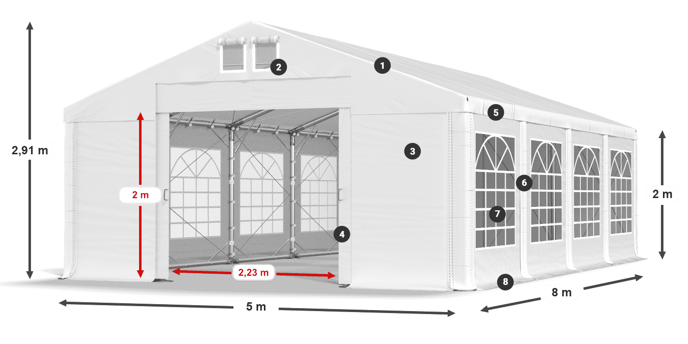 IMS 580 PVC legenda 2m