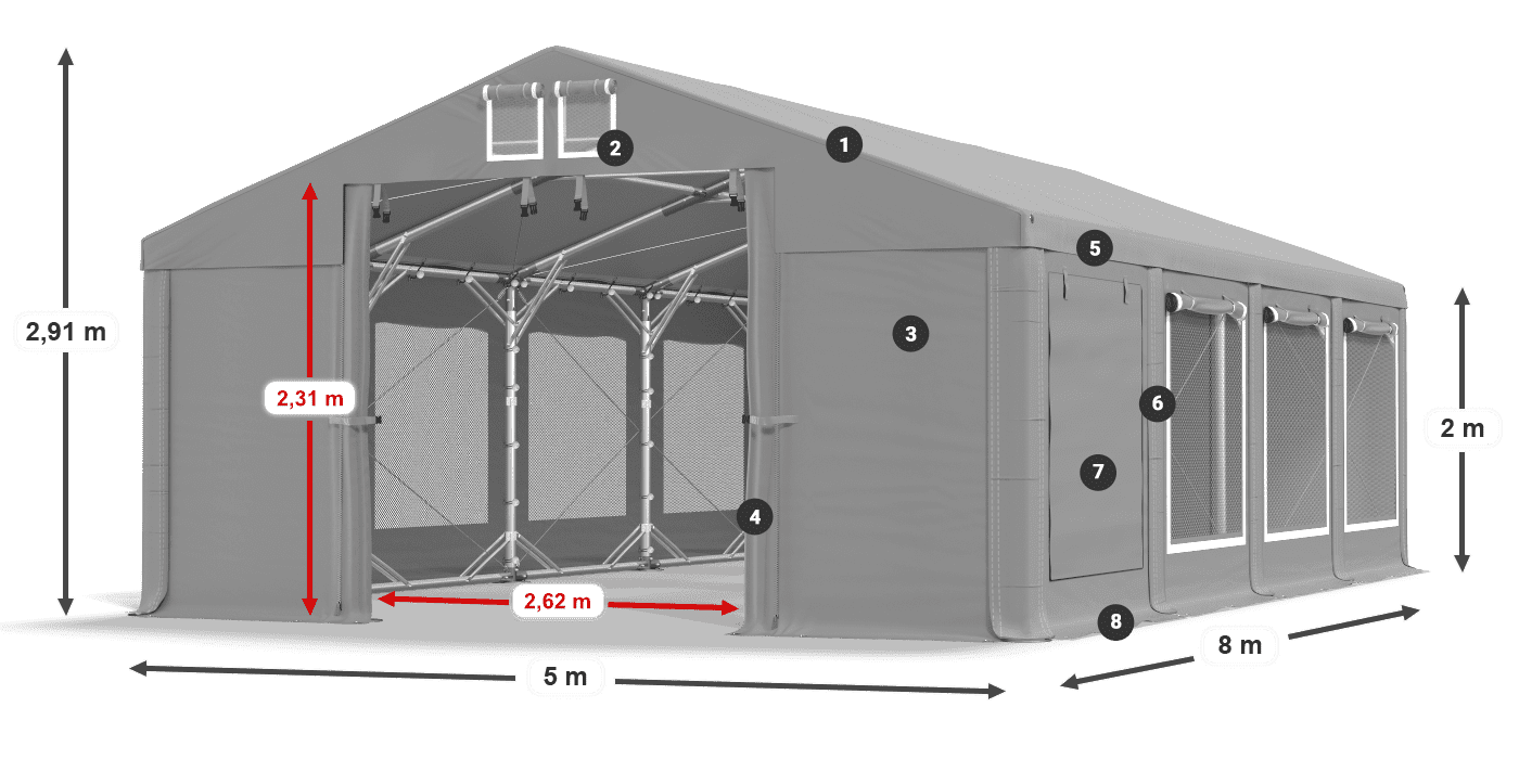 ISDM 560 PVC legenda 2m