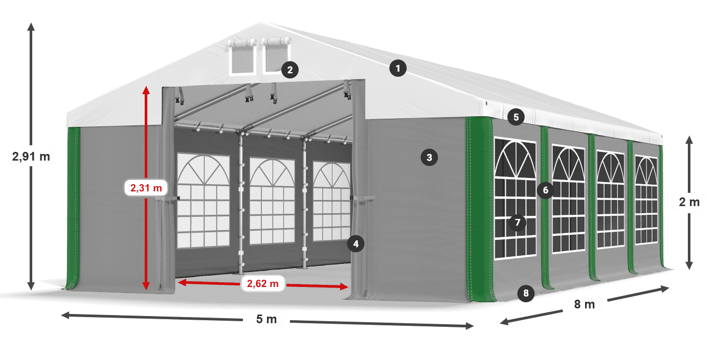 ISD 560 PVC legenda 2m