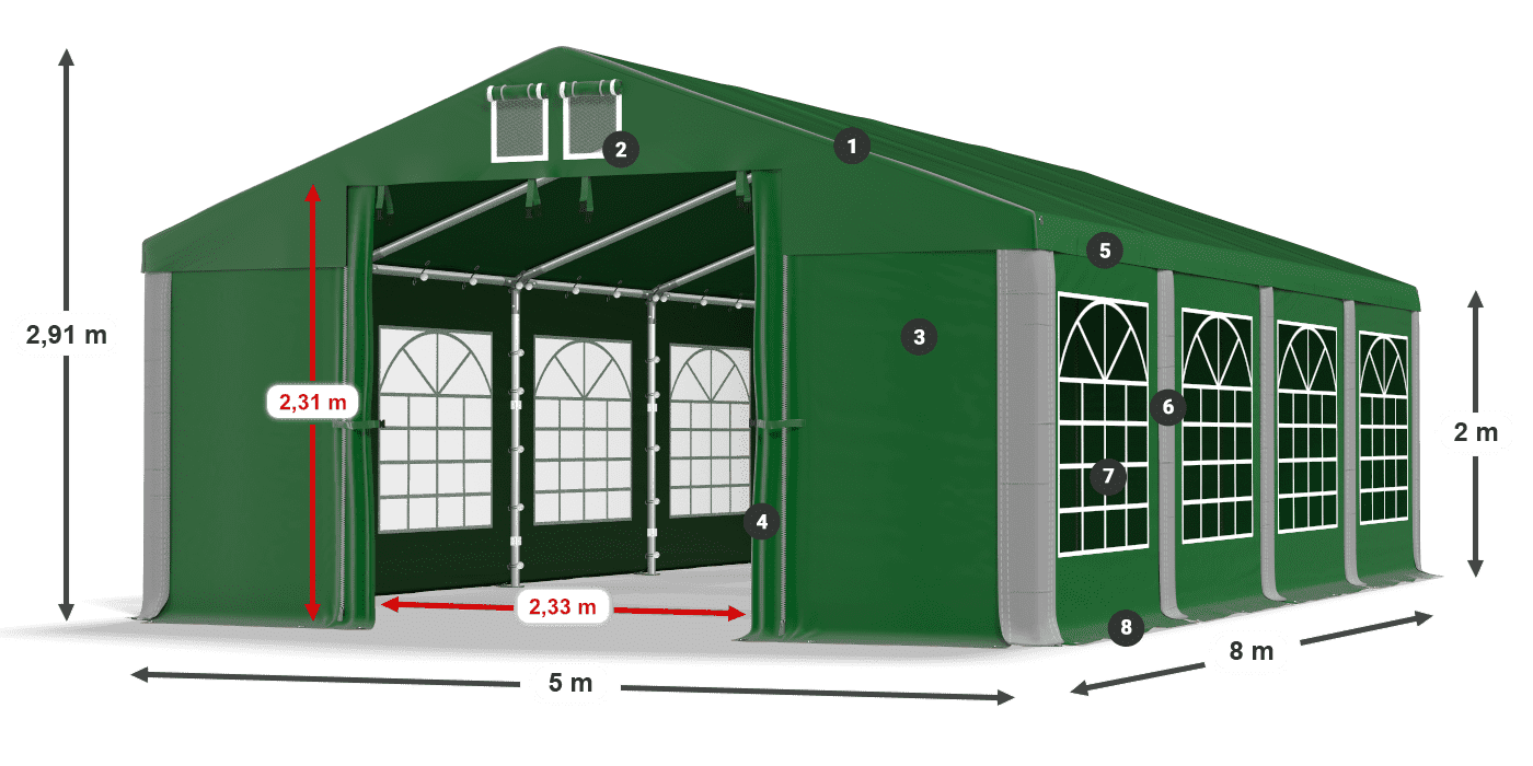 ISD 560 PVC legenda 2m