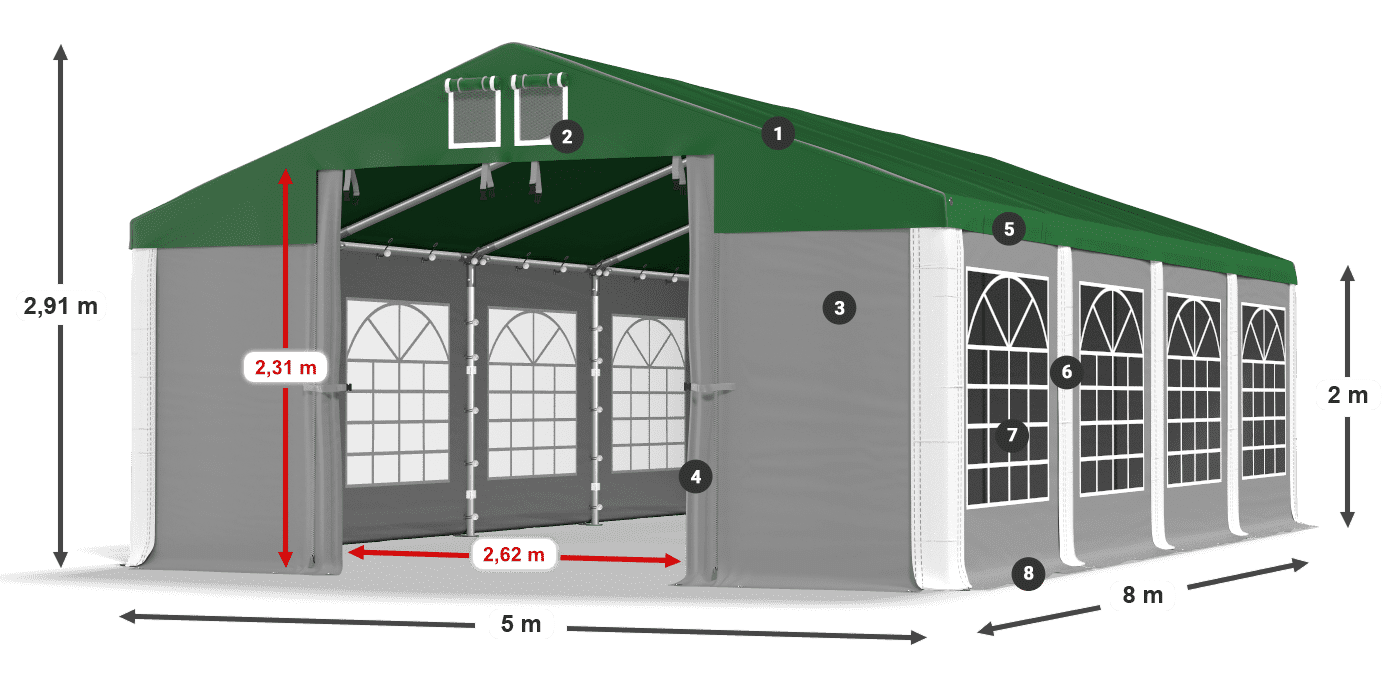 ISD 560 PVC legenda 2m