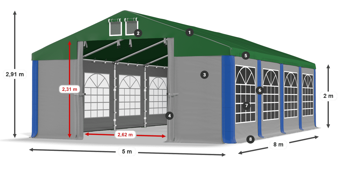 ISD 560 PVC legenda 2m