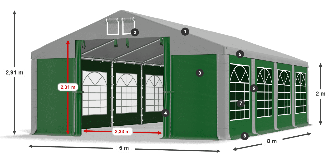 ISD 560 PVC legenda 2m