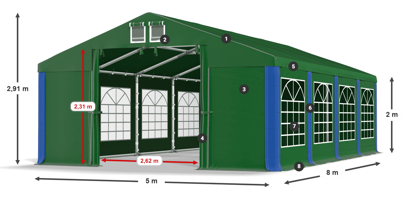 ISD 560 PVC legenda 2m