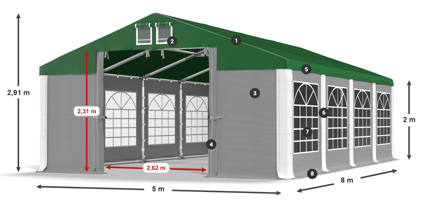 ISD 560 PVC legenda 2m