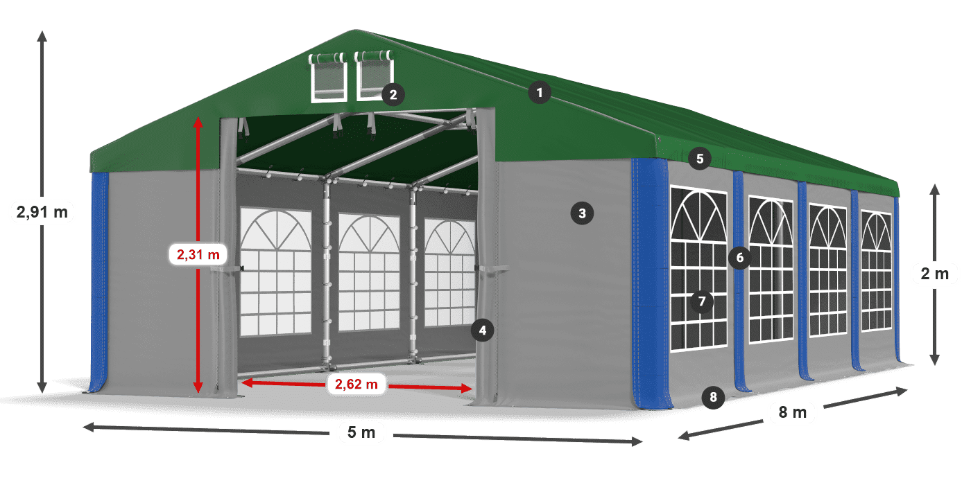 ISD 560 PVC legenda 2m