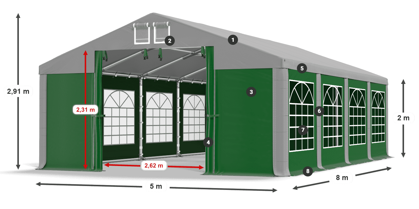 ISD 560 PVC legenda 2m