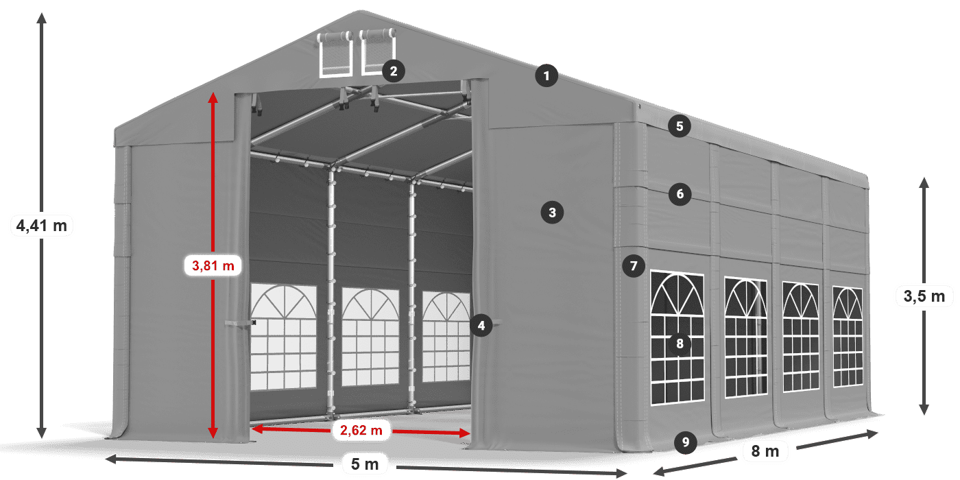 IMS 580 PVC legenda 3,5m