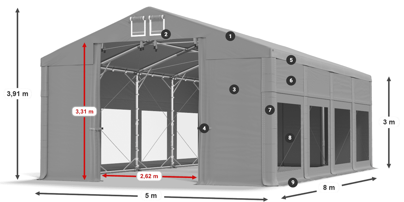 ISDT 560 PVC legenda 3m
