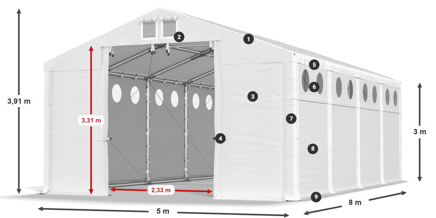 MSDO 560 PVC legenda 3m