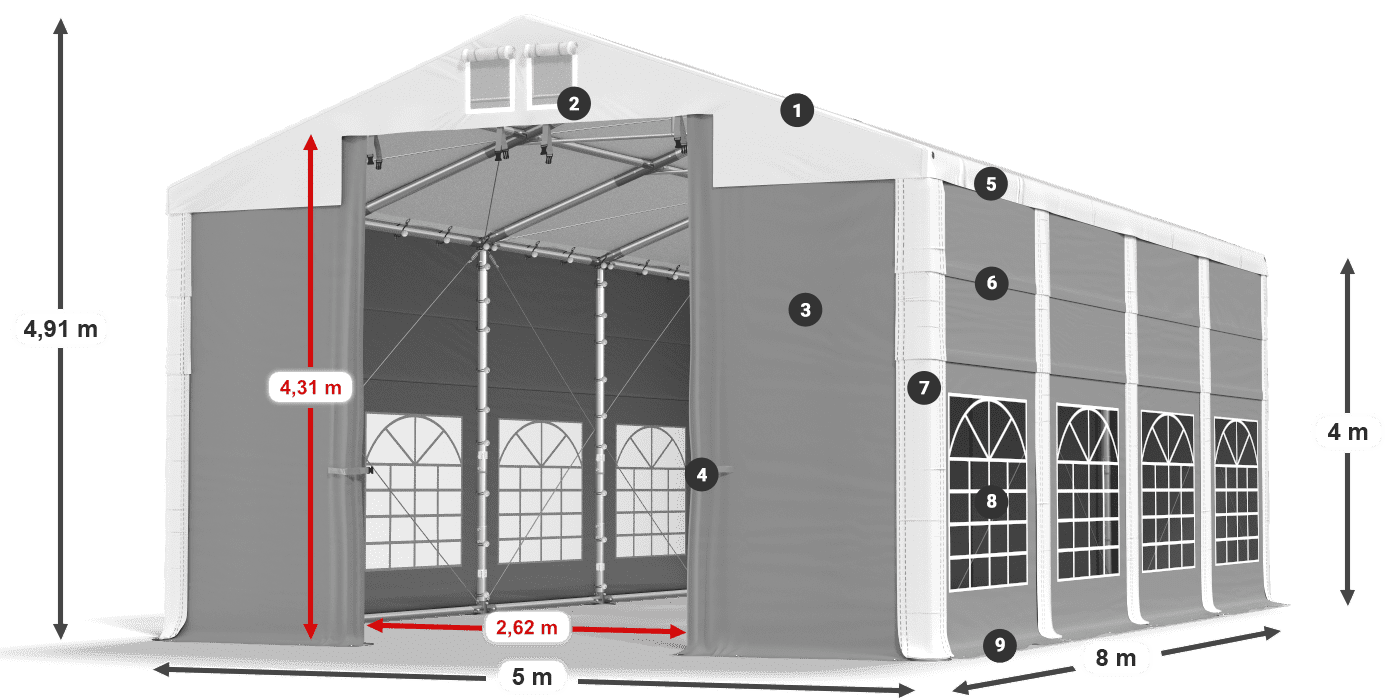 ISD 560 PVC legenda 4m