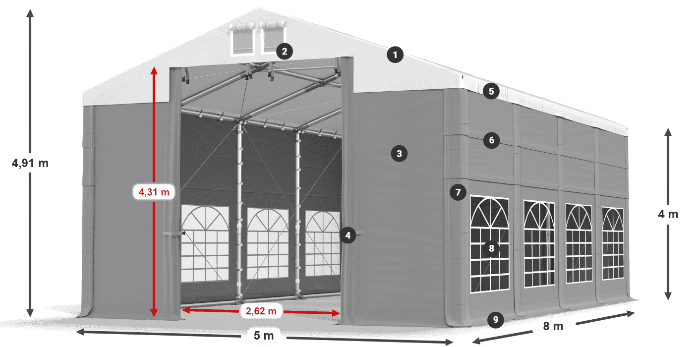 ISD 560 PVC legenda 4m