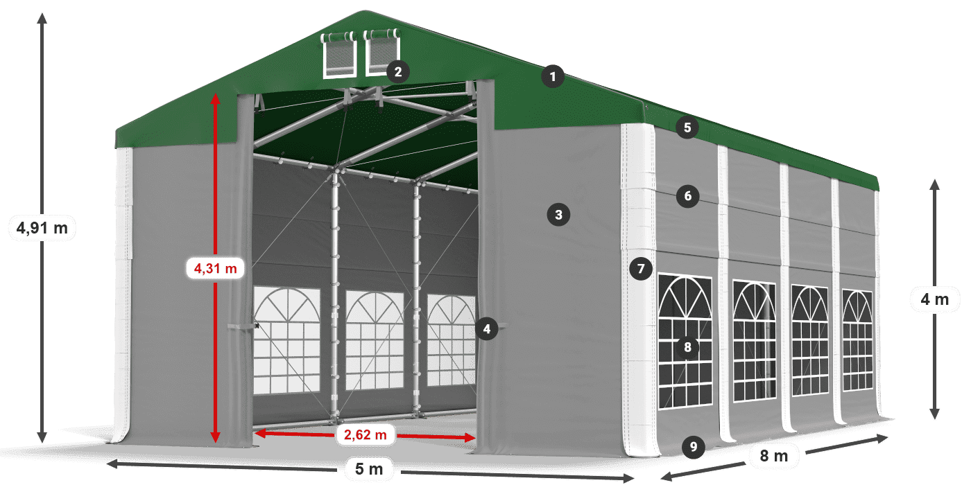 ISD 560 PVC legenda 4m