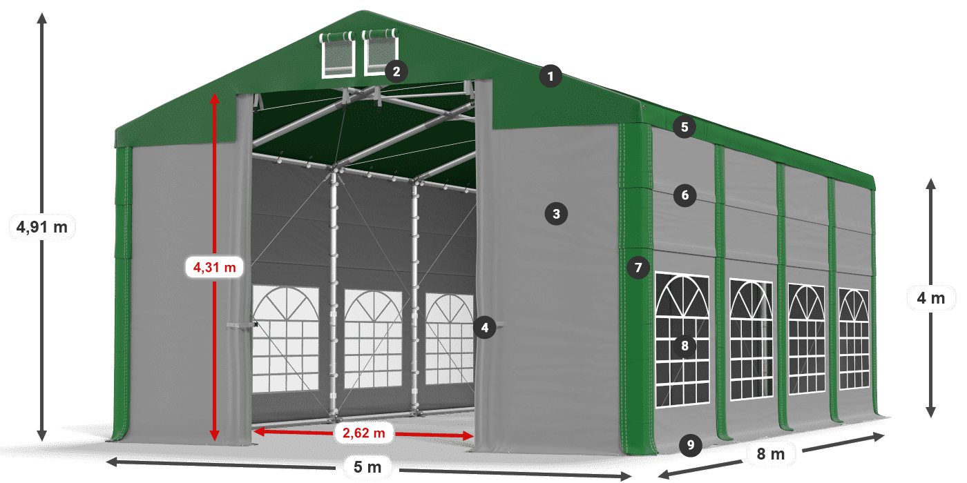 ISD 560 PVC legenda 4m
