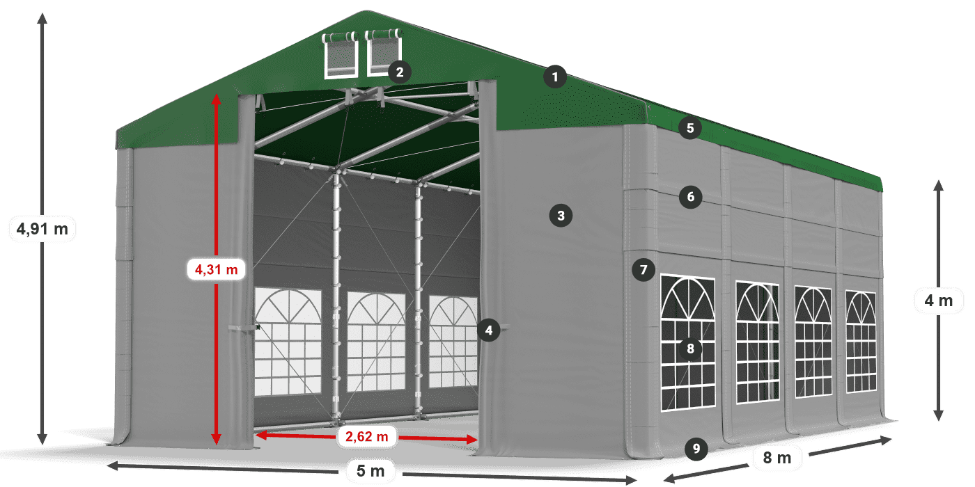 ISD 560 PVC legenda 4m