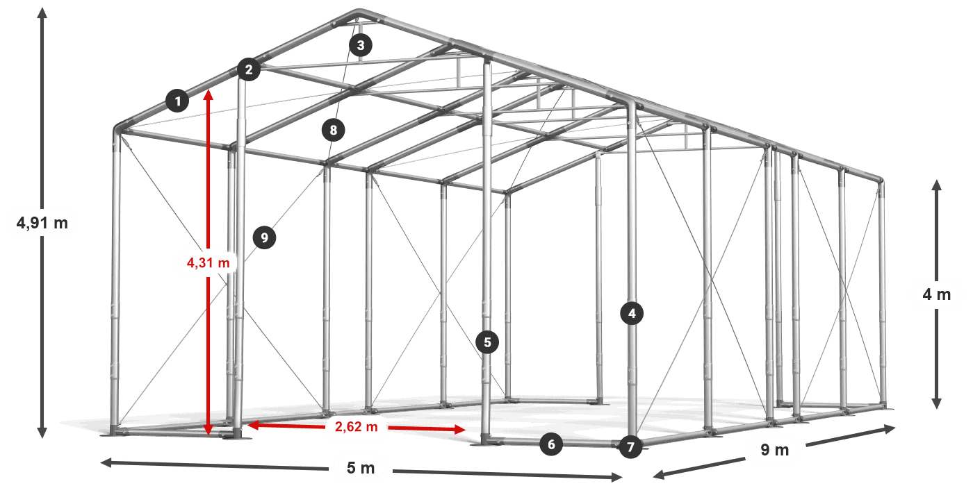 WINTER PLUS legenda 2.5m-4m