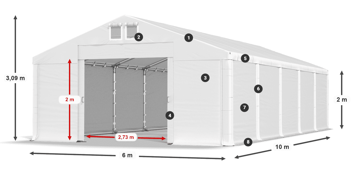 MFR 620 PVC legenda 2m