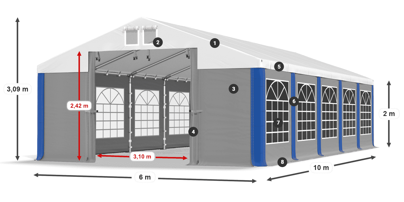 ISD 560 PVC legenda 2m