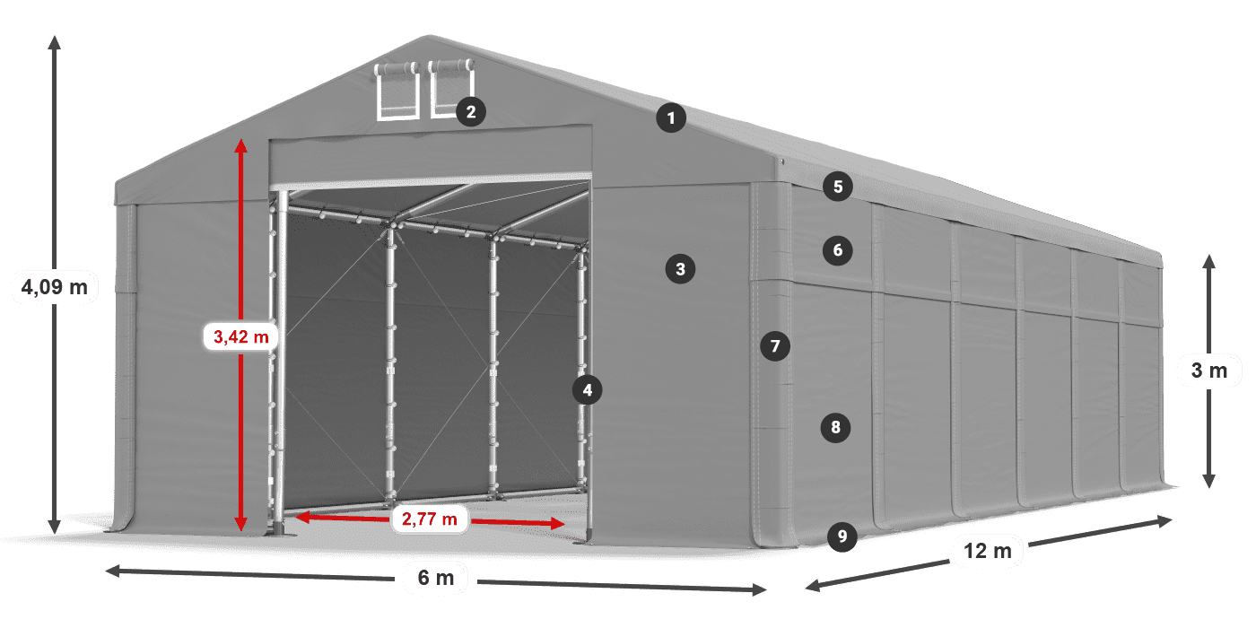 MFR 620 PVC legenda 3m