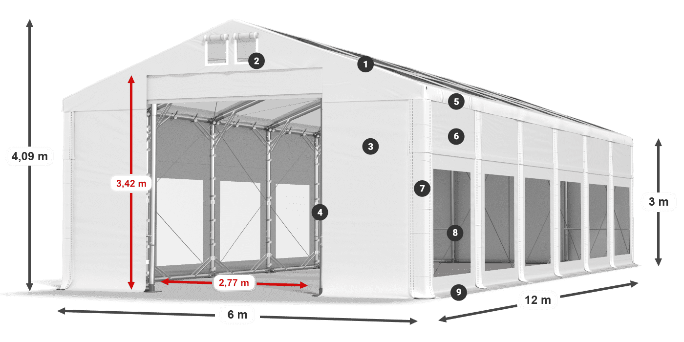 IMST 580 PVC legenda 3m