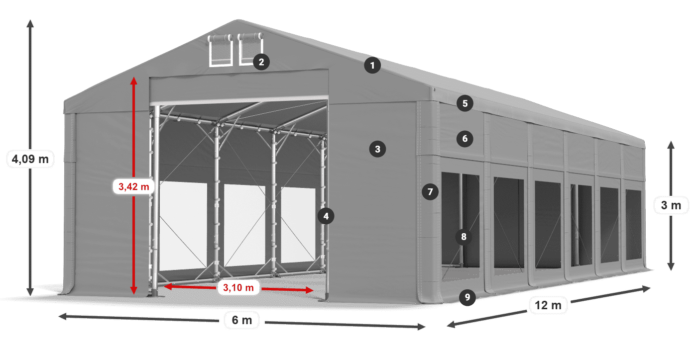 ISDT 560 PVC legenda 3m