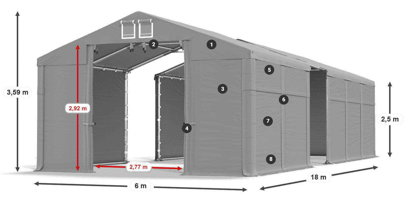 MFR 620 PVC legenda 2.5m