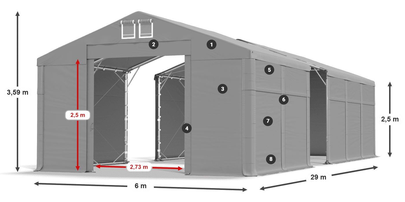 MFR 620 PVC legenda 2.5m
