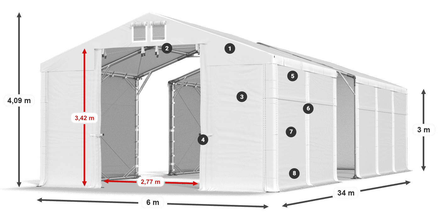 MFR 620 PVC legenda 3m