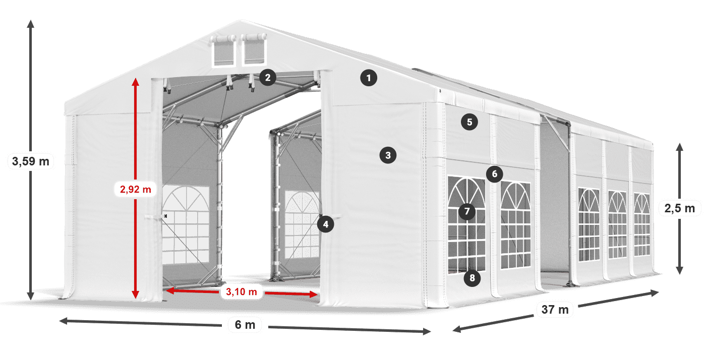 IFR 620 PVC legenda 2.5m