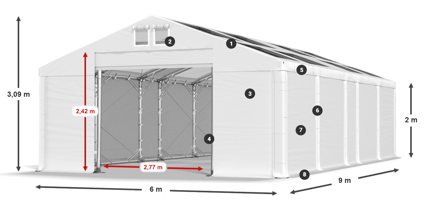 MMST 580 PVC legenda 2m