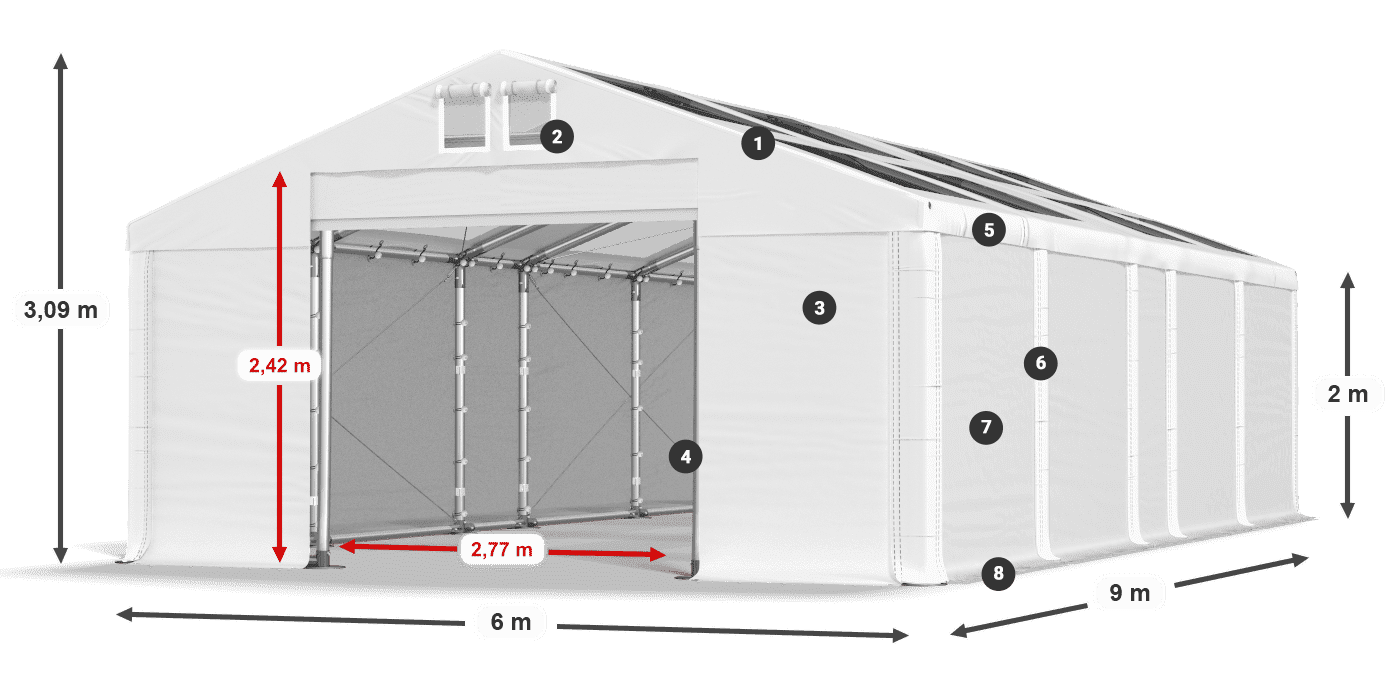 MMST 580 PVC legenda 2m