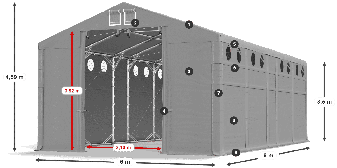 MFRO 620 PVC legenda 3.5m
