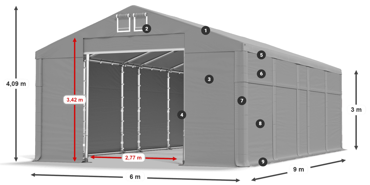 MFR 620 PVC legenda 3m