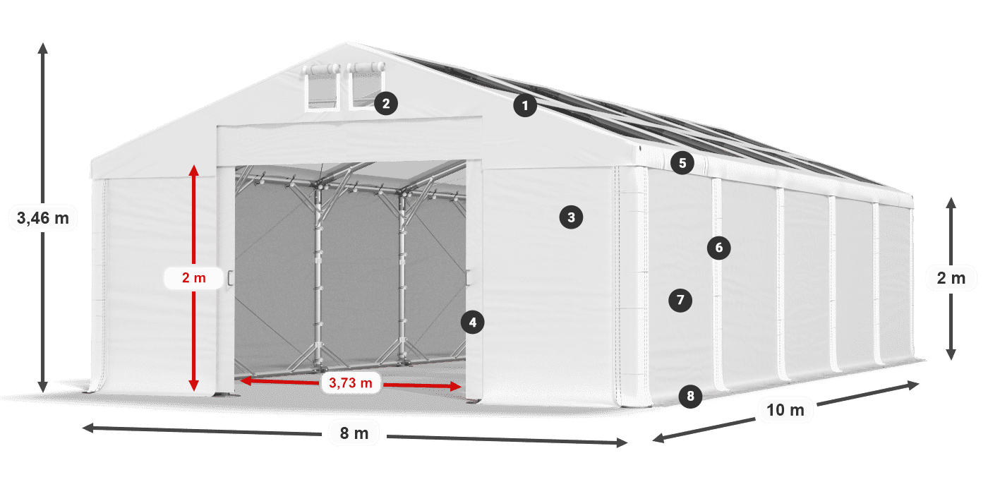 MMST 580 PVC legenda 2m