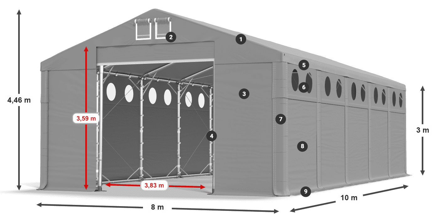 MFRO 620 PVC legenda 3m
